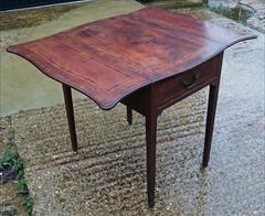 1770 Antique Pembroke Table 35½w max 18½w down 27d 27h _17.JPG